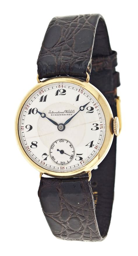 iwc watch with ceramic face early twentieth century|iwc schaffhausen watch.